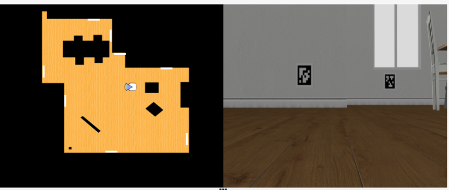 Initial camera capture showing AprilTags